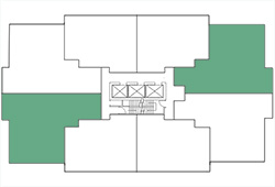 Building Map, 2 Bedroom, Plan A