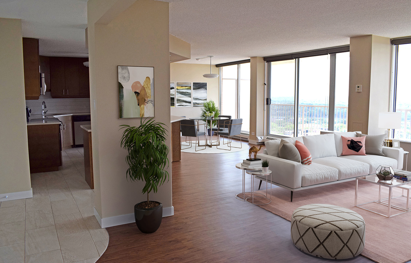 Beautifully designed Penthouse Suites